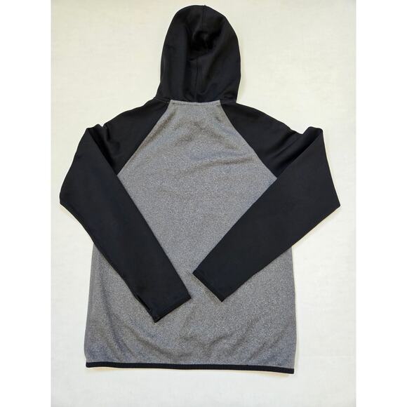 Nike tech fleece Pullover hoodie Sz small Black Gray Preowned - Picture 2 of 3